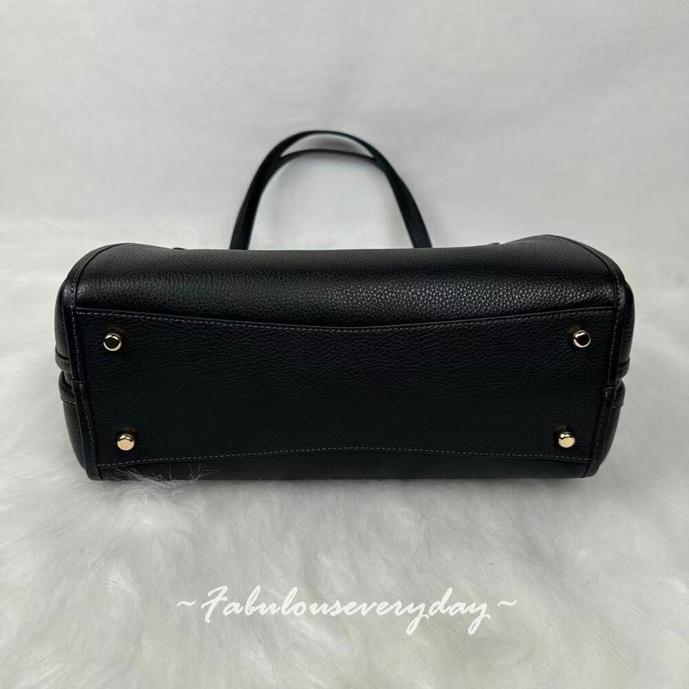 Coach Erin Shoulder Bag In Leather/Gold/Black CAQ86 NWT - Picture 8 of 10
